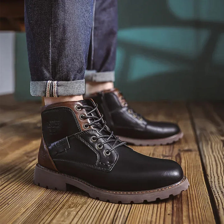 Léandre | Bottes En Cuir Vintage