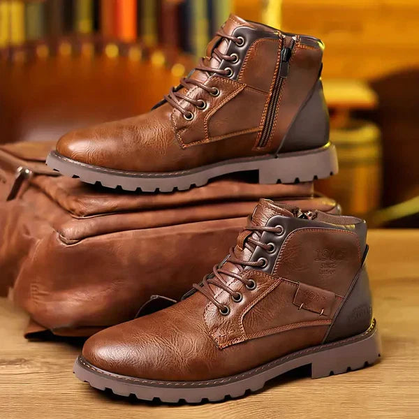 Gabin | Bottes en Cuir Élégantes et Chaudes